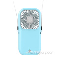 multi-functional USB charging mini power bank Hanging Neck Cooler USB Fan Mobile phone holder hanging neck fan